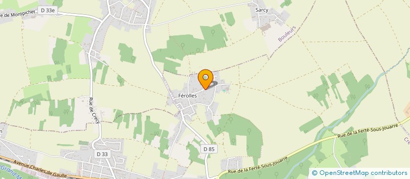 localisation de l'entreprise S.C.I. DE FEROLLES  CRECY-LA-CHAPELLE