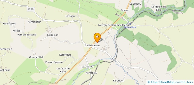 localisation de l'entreprise S.C.I DE KERAM  GURUNHUEL