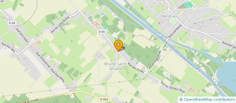 localisation de l'entreprise S.C.I. DE L'ABBAYE  BRUILLE-SAINT-AMAND