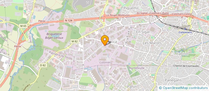 localisation de l'entreprise S C I DE L ARROS à COLOMIERS