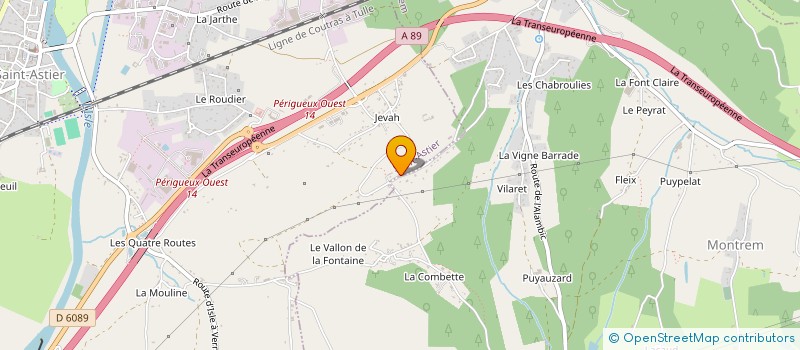 localisation de l'entreprise S C  I DE L AVENIR  SAINT-ASTIER