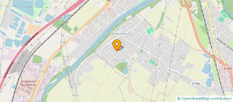 localisation de l'entreprise S.C.I. DE L'ECHEZ à ROQUETTES