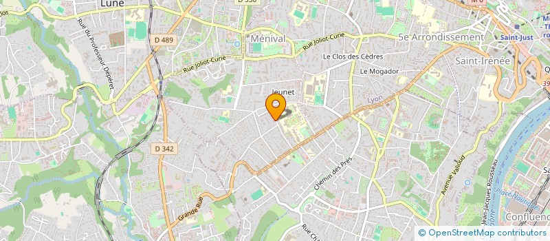 localisation de l'entreprise S.C.I DE L'EUROPE  LYON