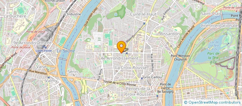 localisation de l'entreprise S.C.I. DE L'ISLE  LYON