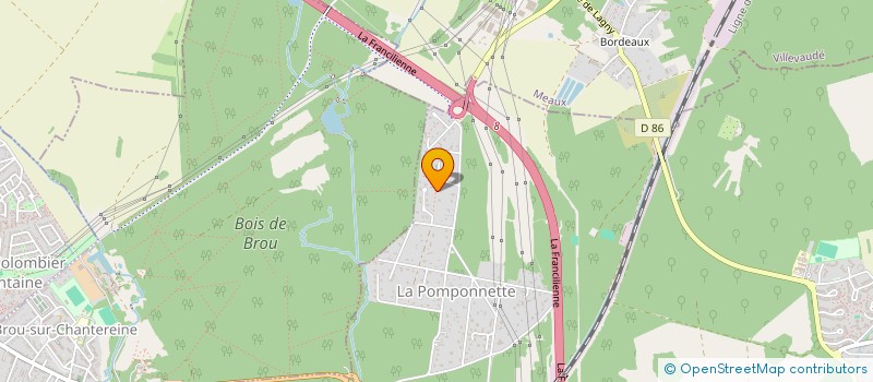 localisation de l'entreprise S.C.I DE L'ORMETEAU à POMPONNE