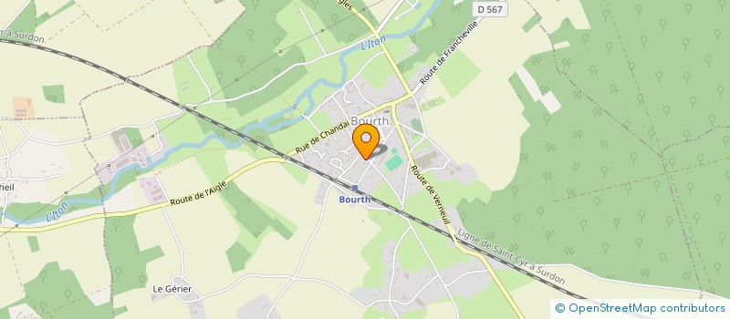 localisation de l'entreprise S C I DE L'OURSEL  BOURTH