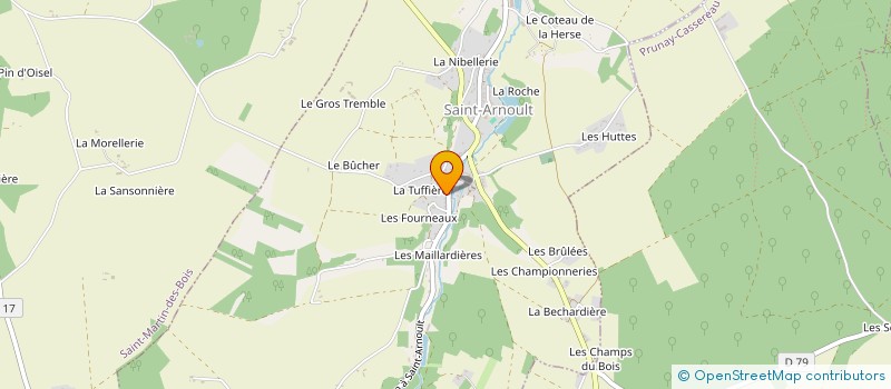 localisation de l'entreprise S.C.I. DE LA COTIERE  MONTOIRE SUR LE LOIR