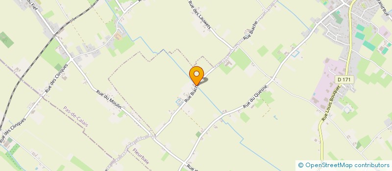 localisation de l'entreprise S.C.I. DE LA CROIX  FLEURBAIX