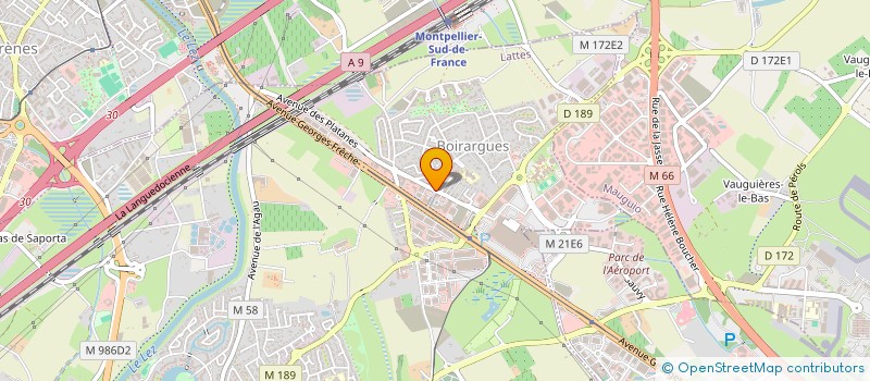 localisation de l'entreprise S.C.I DE LA CROIX DE LAVIT à MONTPELLIER