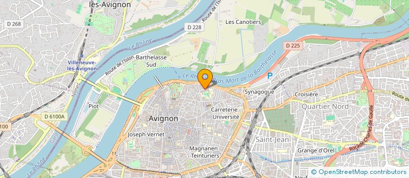 localisation de l'entreprise S.C.I. DE LA FAUGE  AVIGNON