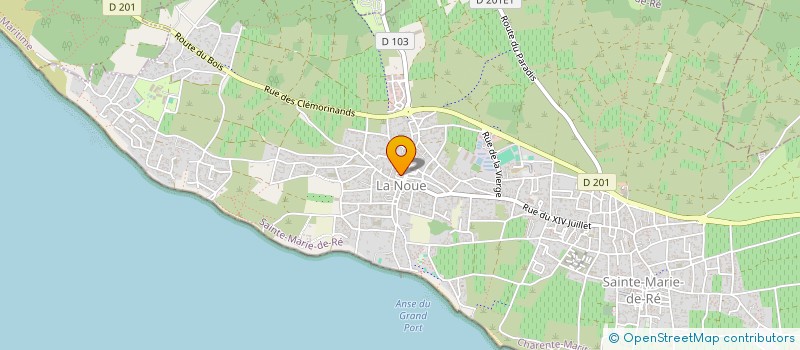 localisation de l'entreprise S.C.I. DE LA FONTAINE JUMA  SAINTE-MARIE-DE-RE