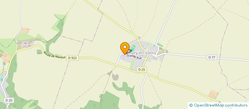 localisation de l'entreprise S.C.I DE LA GONNETTE  THURY-EN-VALOIS