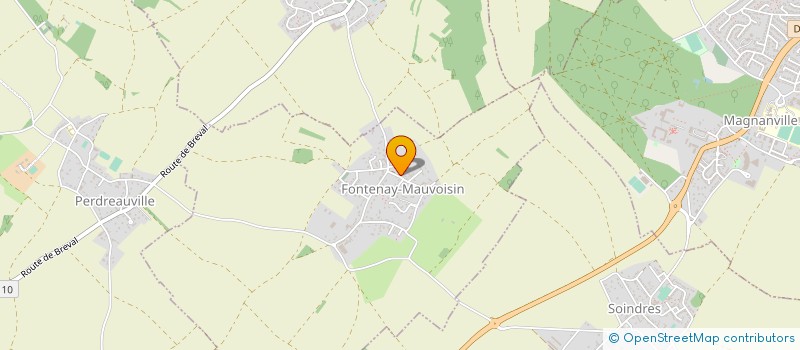 localisation de l'entreprise S.C.I. DE LA GRANDE FONTAINE  FONTENAY-MAUVOISIN