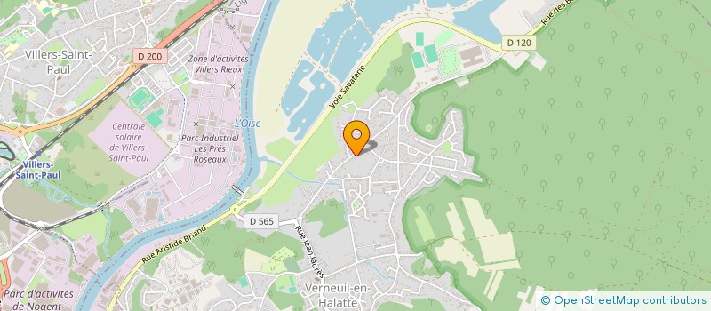 localisation de l'entreprise S.C.I. DE LA LIBERATION  VERNEUIL-EN-HALATTE
