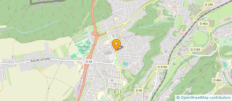 localisation de l'entreprise S.C.I. DE LA PAIX  LONGWY