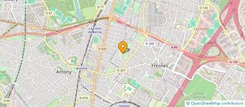 localisation de l'entreprise S.C.I. DE LA PEUPLERAIE B. à FRESNES