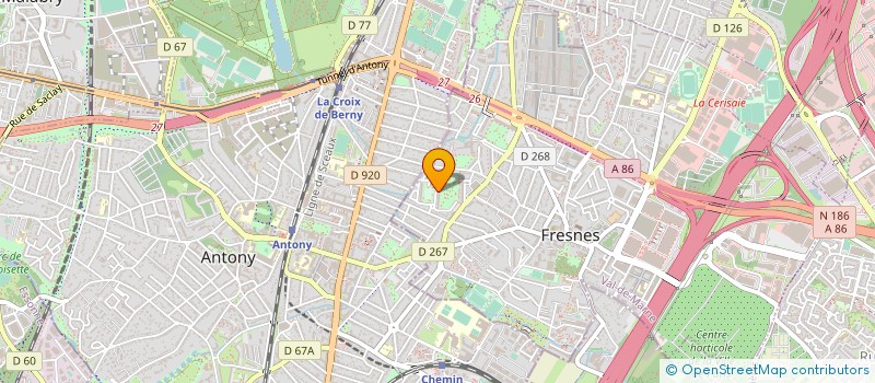localisation de l'entreprise S.C.I. DE LA PEUPLERAIE C. à FRESNES