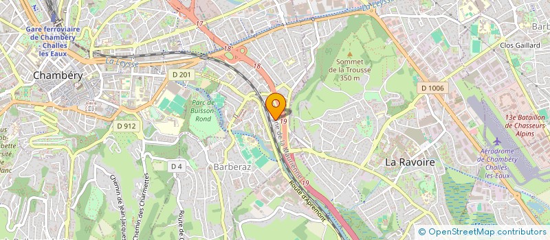 localisation de l'entreprise S.C.I. DE LA PEYSSE  BARBERAZ