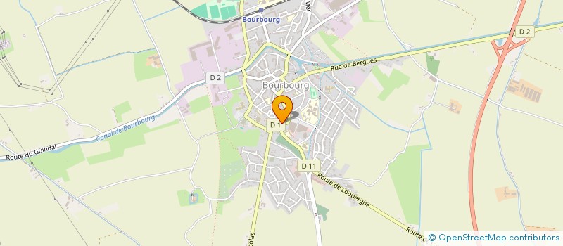 localisation de l'entreprise S.C.I. DE LA PHARMACIE PRINCIPALE  BOURBOURG