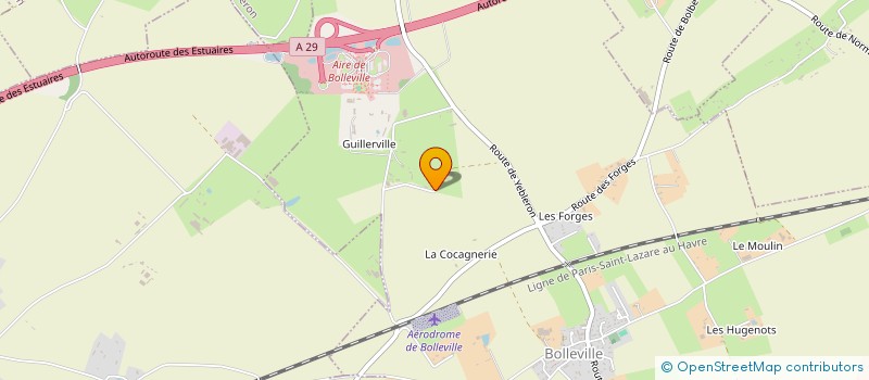 localisation de l'entreprise S.C.I. DE LA RIBETTERIE  BOLLEVILLE