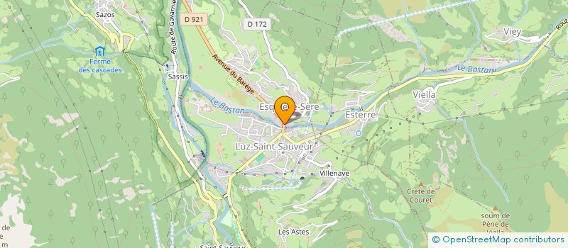 localisation de l'entreprise S.C.I. DE LA TETE AUX PIEDS  LUZ-SAINT-SAUVEUR