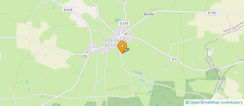 localisation de l'entreprise S.C.I. DE LA TOUR à TORCE-VIVIERS-EN-CHARNIE