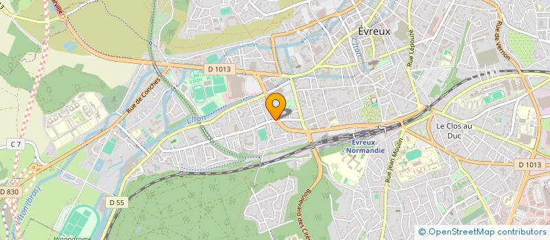 localisation de l'entreprise S.C.I DE LA TUILERIE  EVREUX