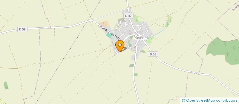 localisation de l'entreprise S.C.I.DE LA VALLEE  RAVENEL