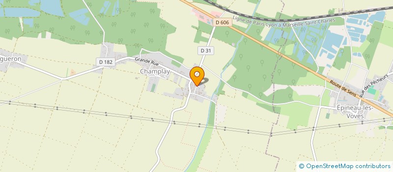localisation de l'entreprise S.C.I DE LA VALLEE à CHAMPLAY