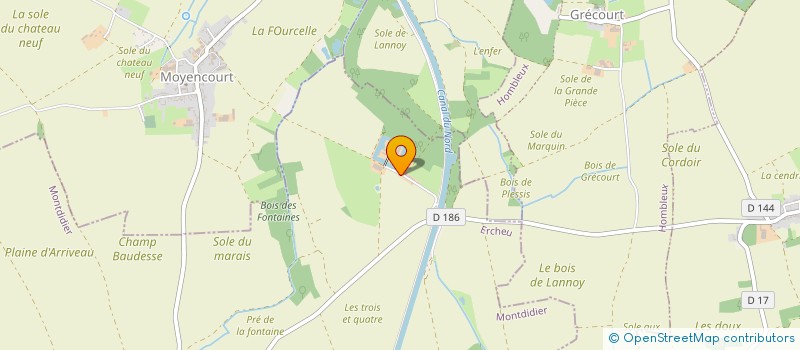 localisation de l'entreprise S.C.I DE LANNOY  ERCHEU