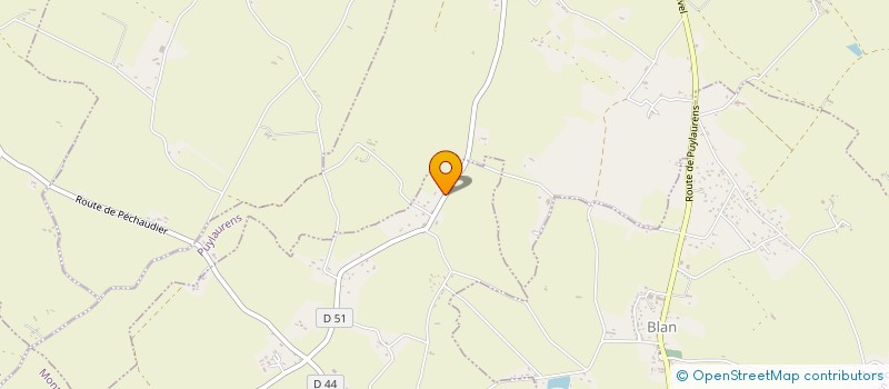 localisation de l'entreprise S.C.I DE LAVAL NEUVE  POUDIS