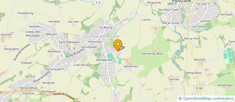 localisation de l'entreprise S.C.I. DE LOSTALLEN  LOCMARIA-PLOUZANE