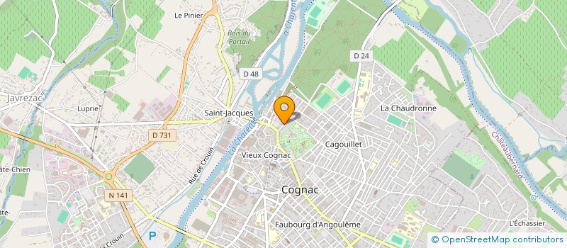 localisation de l'entreprise S.C.I DE MERPINS à COGNAC