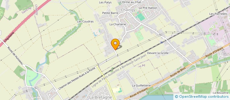 localisation de l'entreprise S.C.I DE MONTAFILAND à CHAINGY