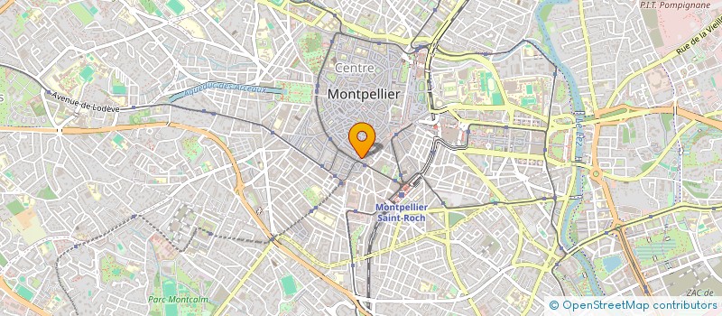 localisation de l'entreprise S.C.I. DE PARIS à MONTPELLIER