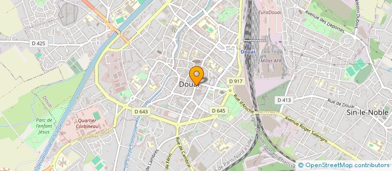 localisation de l'entreprise S.C.I DE PARIS à DOUAI