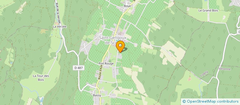 localisation de l'entreprise S.C.I. DE PROUX  AZE