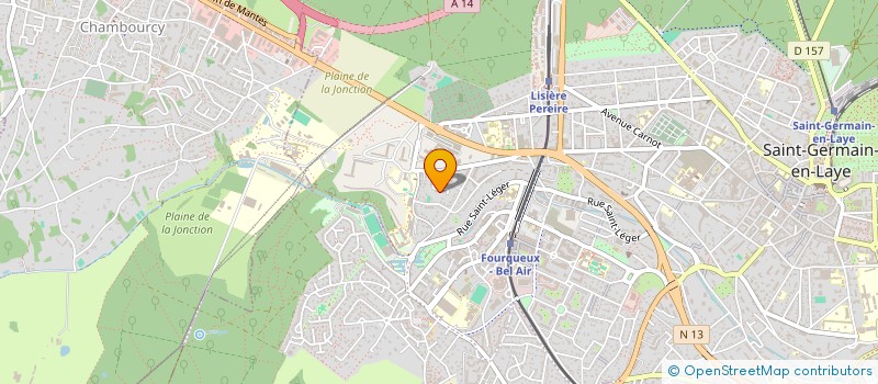 localisation de l'entreprise S.C.I. DE ROCHALLIER  SAINT-GERMAIN-EN-LAYE