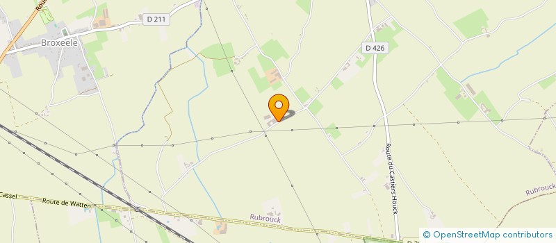 localisation de l'entreprise S.C.I. DE ROSENDAEL  RUBROUCK