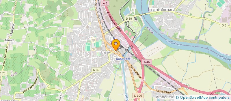 localisation de l'entreprise S.C.I. DE SAINT PIERRE  MORANCE