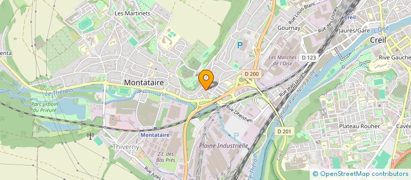 localisation de l'entreprise S.C.I. DE SAUVETERRE  MONTATAIRE