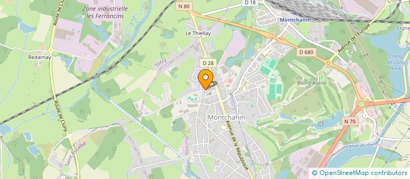 localisation de l'entreprise S.C.I. DE SAXE  MONTCHANIN