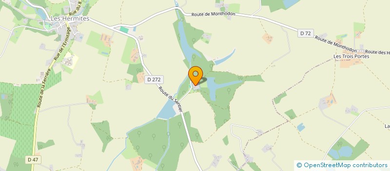 localisation de l'entreprise S.C.I DE VAUTOURNEUX  LES HERMITES