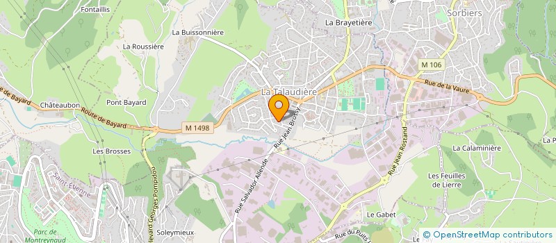 localisation de l'entreprise S.C.I. DELAJOA  LA TALAUDIERE