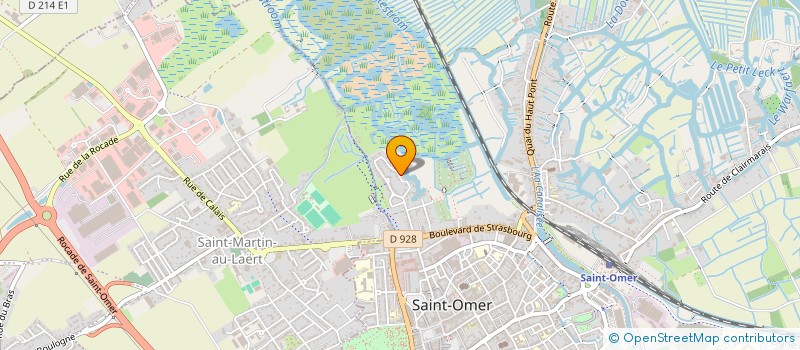 localisation de l'entreprise S.C.I. DELMOTTE ET FILS  SALPERWICK