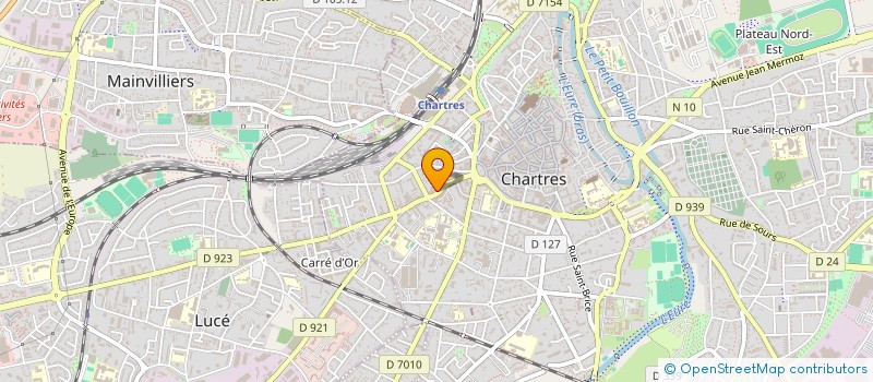localisation de l'entreprise S.C.I. DENTATHENA à CHARTRES