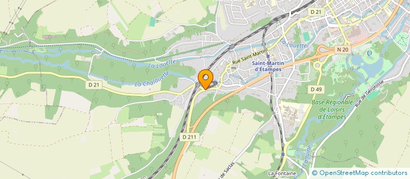 localisation de l'entreprise S C I  DERRIEN  ETAMPES