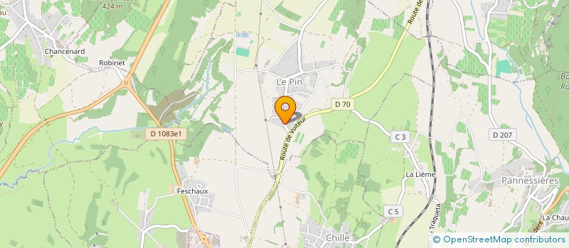 localisation de l'entreprise S.C.I. DES 3 TERRIERS  LE PIN