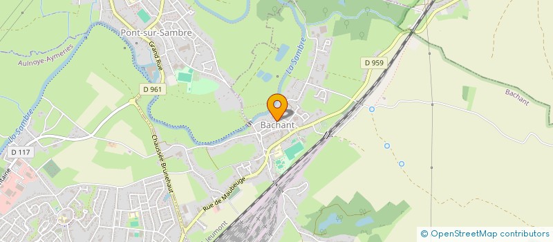 localisation de l'entreprise S.C.I. DES 4  BACHANT