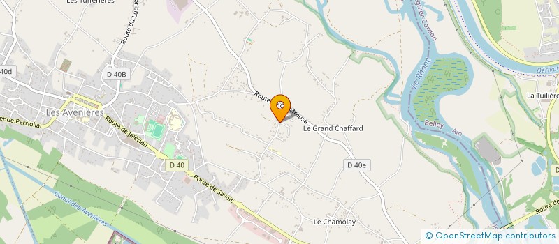 localisation de l'entreprise S.C.I. DES ANGES  LES AVENIERES VEYRINS-THUELLIN